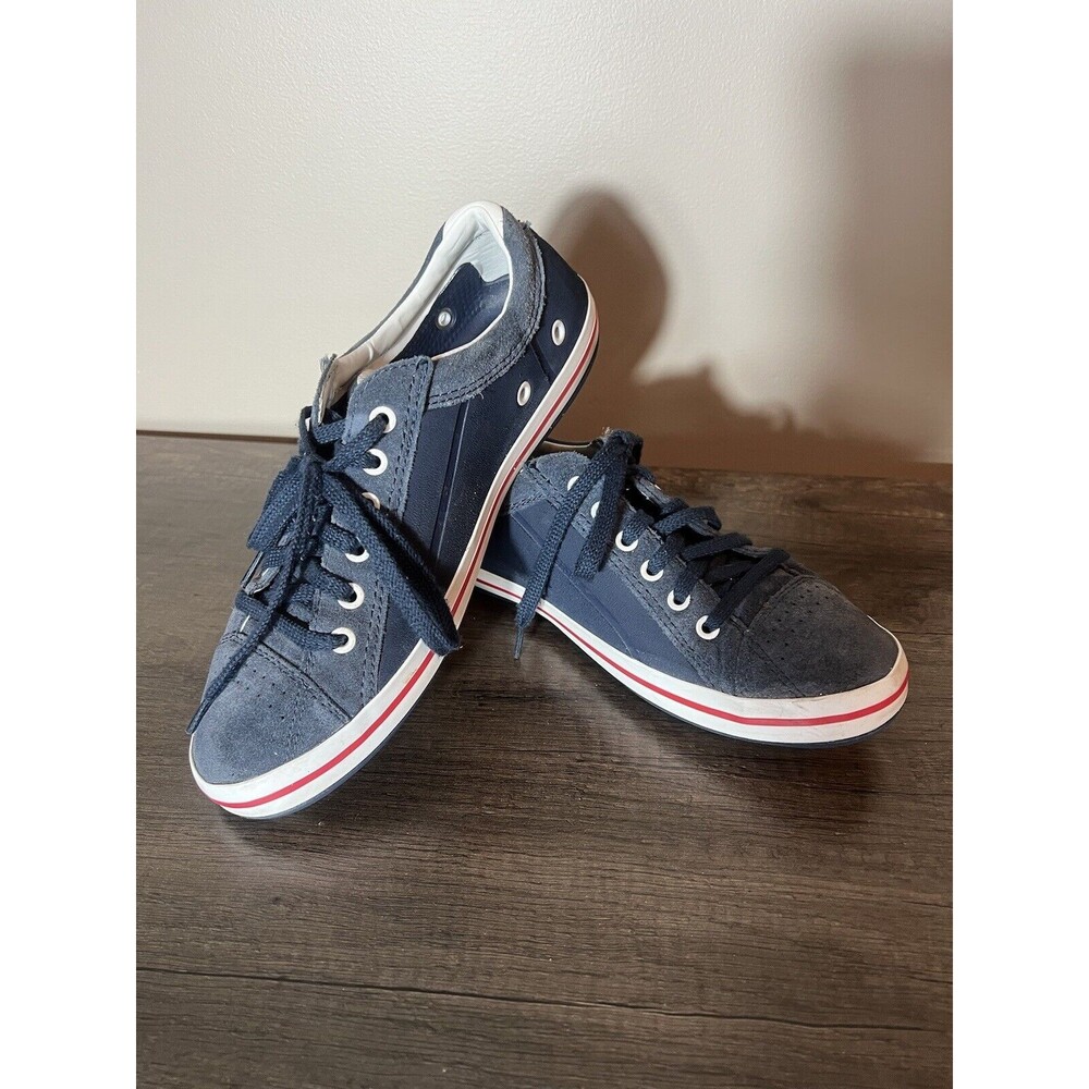 Crocs Mens Navy Blue Lace Up Court Shoes Sneakers Men's Size 9